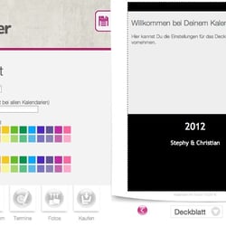 Mit wenigen Klicks den eigenen Fotokalender selbst gestalten.
