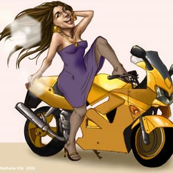 biker braut