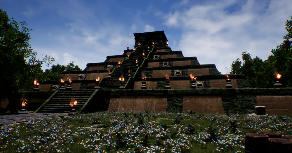 Ausblick auf die Pyramide