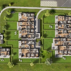 Aussenvisualisierung der Wohnoase Baderstraße