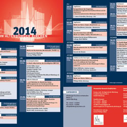 Musik in Altenburger Kirchen – Programmflyer