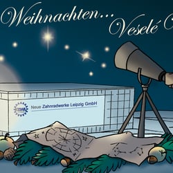 christmas card illustration