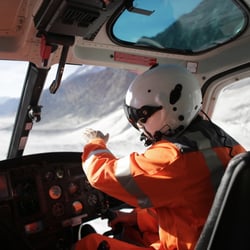 Heli-Shooting in den Alpen für MEWA