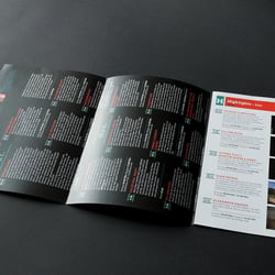 8-seitiges Faltblatt