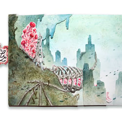 Quallenkalender Juli 2 (Aquarell)
