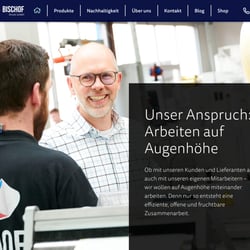 Website Relaunch Bischof Druck // Über uns – Authentische Bildauswahl