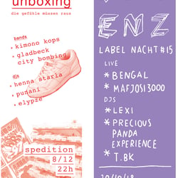 Zwei Konzertplakate für das Independentlabel Latenz