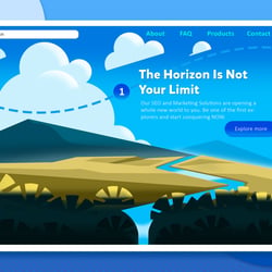 Landing Page Illustration Sketch