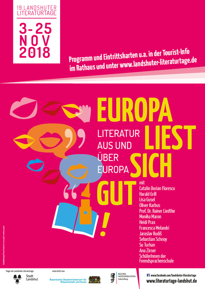 Landshuter Literaturtage 2018 – neues Key Visual