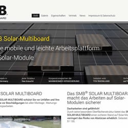 Joomla! CMS-Website SMB Solar Multiboard in Nörvenich