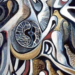 Arche, Öl a. Lw., 100×90 cm, 1996