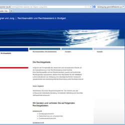 Website Tilgner und Jung | Contentseite