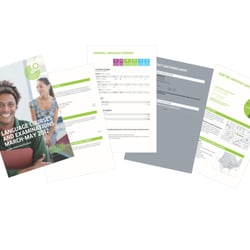 Mike Benda Design | Goethe-Institut San Francisco language courses brochure