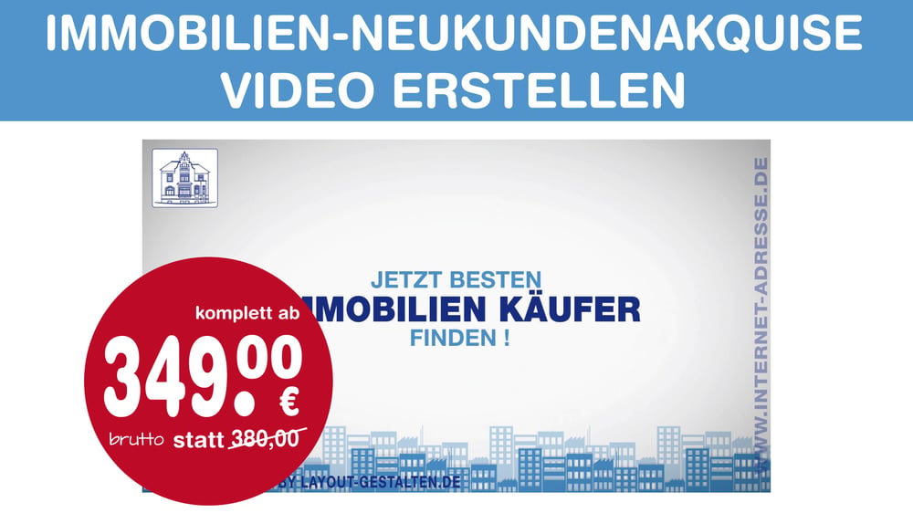 Immobilien-Neukundenakquise Video erstellen | Leadpage
