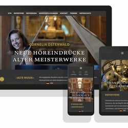 Cornelia Osterwald, Leipzig; Webdesign und -programmierung