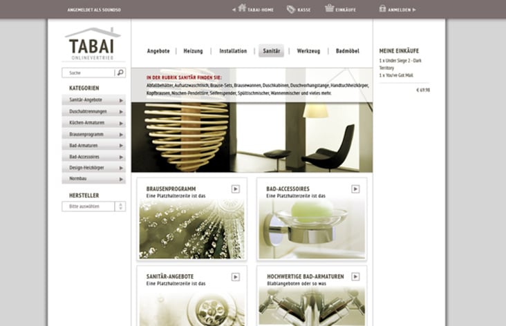 Tabai Shop Sanitärbedarf