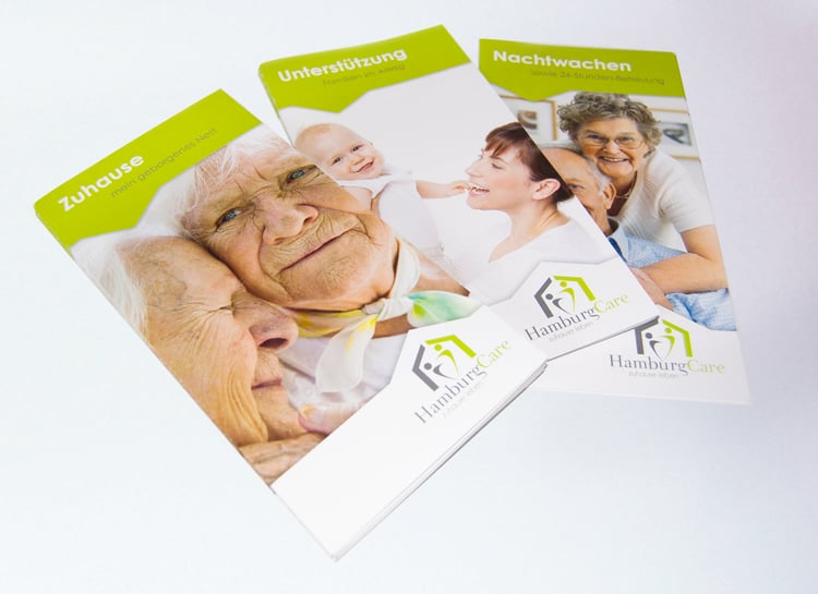 Flyer für Hamburg Care