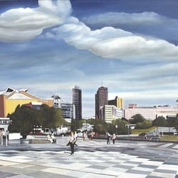 Potsdamer Platz, Öl a. Lw., 80×100 cm, 2007