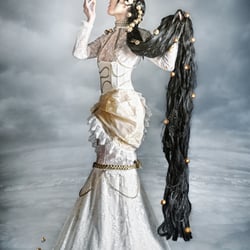 black jewels fashion and  lambertz schoki  model : Jenny Haufe.