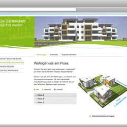 Immobilien-Website mit Wohnungskonfigurator