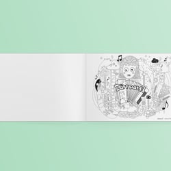 Malbuch-Sächsisch Innenansicht