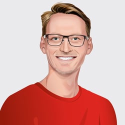 Team Member // Vektorbasierte Portrait-Illustration