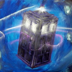Tardis, Acrylbild
