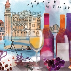 Ein Tag in Venedig vector Poster