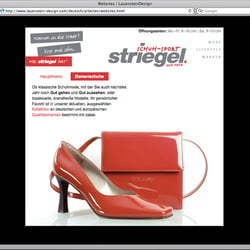 Website „Schuh-Sport-Striegel“ (alt)