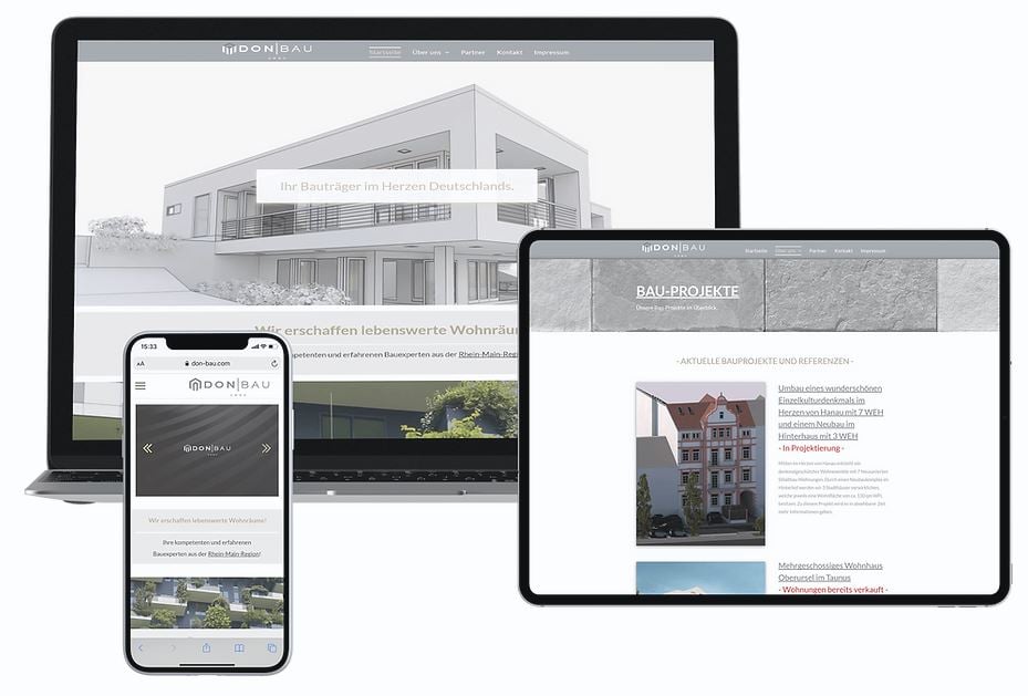 Webdesign – Bauträger