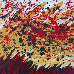 Firestorm in the Steppe / Steppenbrand