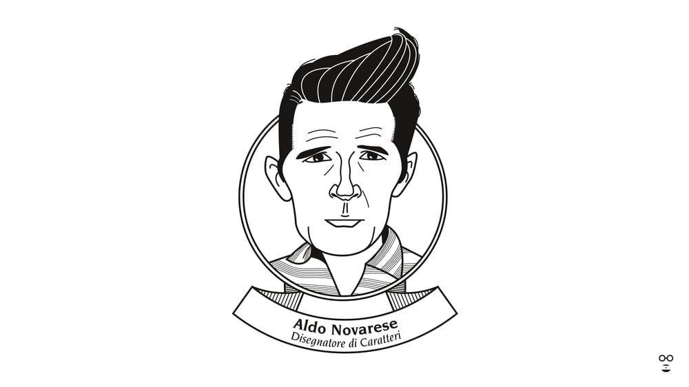 Aldo Novarese caricature