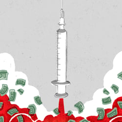 Vaccine fueled by money