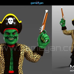 3D Misterf Pirates Character Modeling
