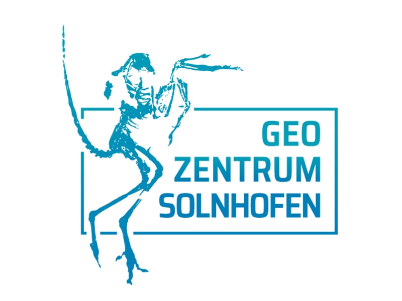 Logo des Geo-Zentrum Solnhofen mit Archaeopteryx