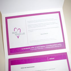 Pocket Fold Einladung „Heart“