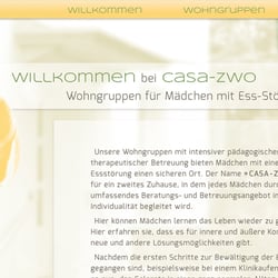 Website www.casa-zwo.de – Screendesign und Umsetzung