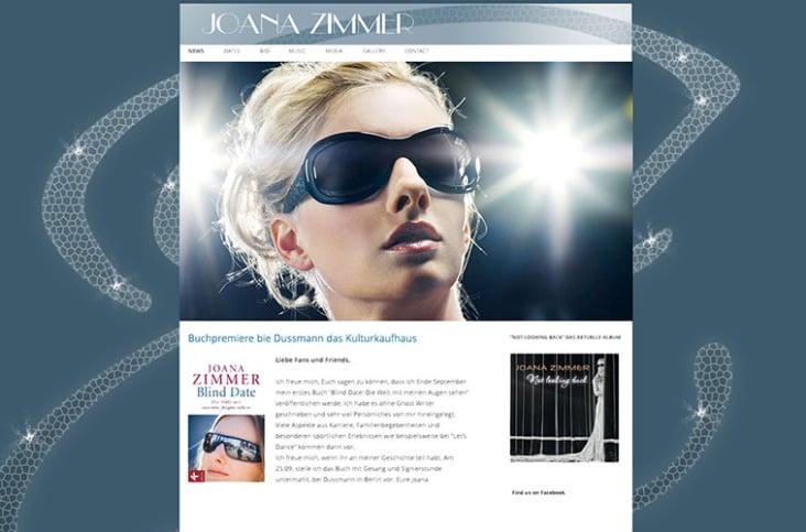 Website Musikerin