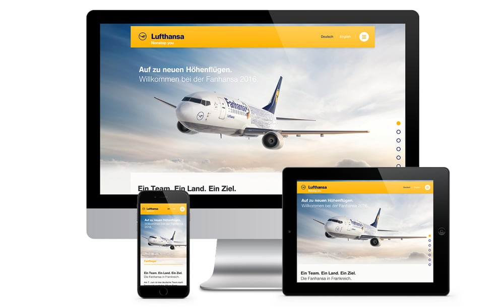 Lufthansa Fanhansa zur EM 2016