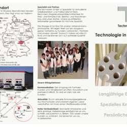 Imagebroschüre für TechnoKer Technische Keramik