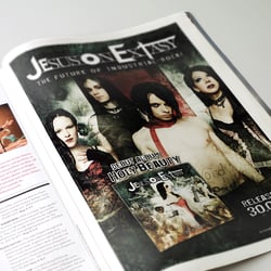 Anzeigengestaltung „Jesus on Extasy“ (Drakkar Rec.)