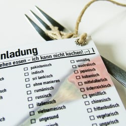 Einladung zum Restaurant-Besuch