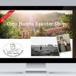 Landingpage für Onlineshop