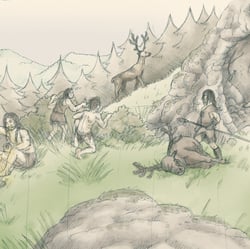 Panoramabild Homo Heidelbergensis