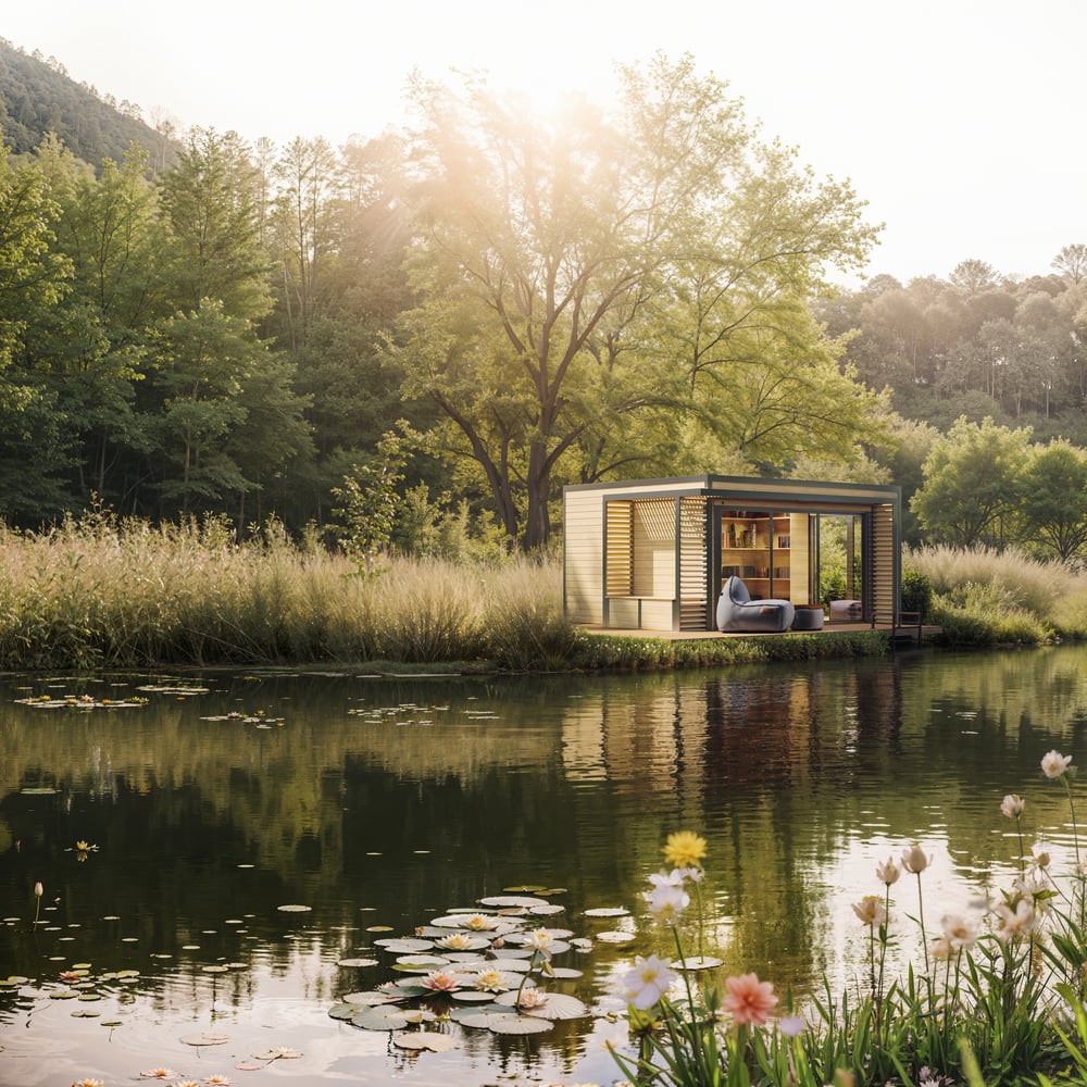 WEKA Gartenhäuser – CGI-Konzept von Render Vision