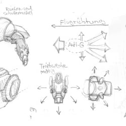 Freie Arbeit | Vehicle Design | Hovercraft | Skizzen