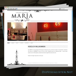 Homepage für ein spanisches Restaurant