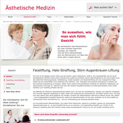 Textbeispiel Vivantes Webartikel „Facelifting“