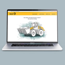 Webseitendesign in Kombination mit meiner Illustration