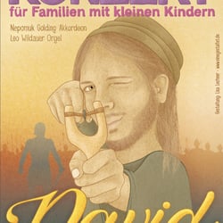 David gegen Goliath – Sitzkissen Konzert